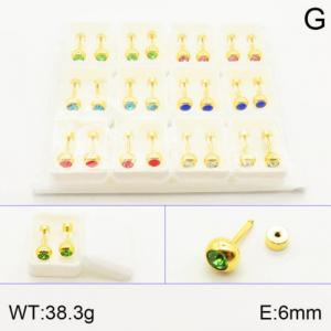 SS Gold-Plating Earring - KE120514-NT