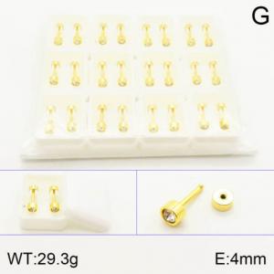 SS Gold-Plating Earring - KE120516-NT