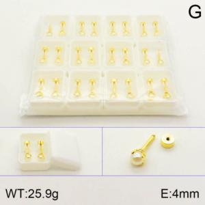 SS Gold-Plating Earring - KE120518-NT