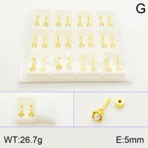 SS Gold-Plating Earring - KE120521-NT