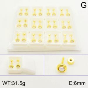 SS Gold-Plating Earring - KE120523-NT