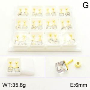 SS Gold-Plating Earring - KE120526-NT