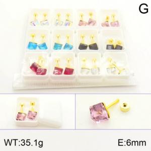 SS Gold-Plating Earring - KE120527-NT