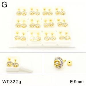 SS Gold-Plating Earring - KE120528-NT
