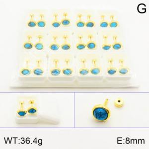 SS Gold-Plating Earring - KE120537-NT