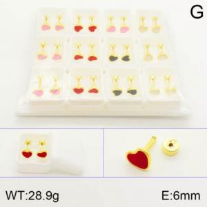 SS Gold-Plating Earring - KE120542-NT