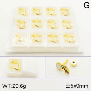 SS Gold-Plating Earring - KE120544-NT