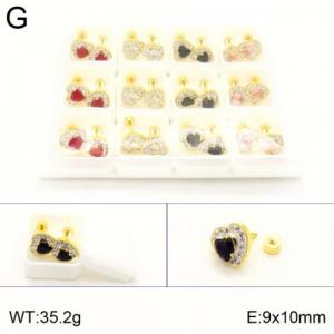 SS Gold-Plating Earring - KE120546-NT