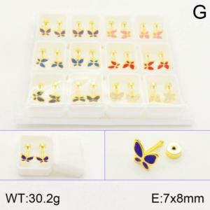 SS Gold-Plating Earring - KE120548-NT