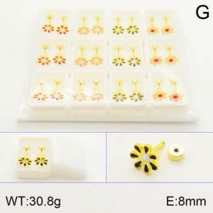 SS Gold-Plating Earring - KE120549-NT