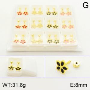 SS Gold-Plating Earring - KE120550-NT