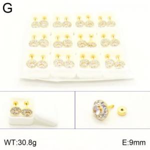 SS Gold-Plating Earring - KE120552-NT