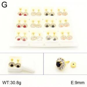 SS Gold-Plating Earring - KE120553-NT