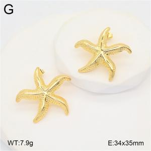 SS Gold-Plating Earring - KE120555-NT