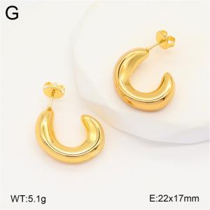 SS Gold-Plating Earring - KE120556-NT