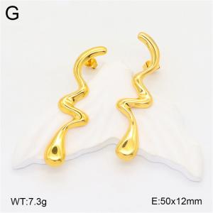 SS Gold-Plating Earring - KE120564-NT