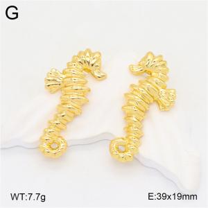 SS Gold-Plating Earring - KE120566-NT