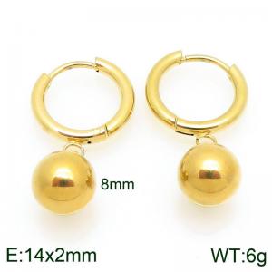 SS Gold-Plating Earring - KE120725-Z