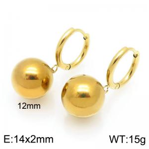 SS Gold-Plating Earring - KE120727-Z