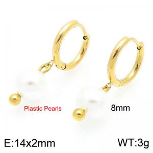SS Gold-Plating Earring - KE120728-Z