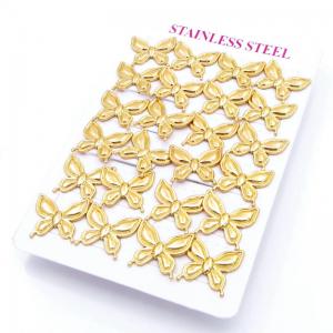 SS Gold-Plating Earring - KE120757-HF