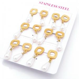 SS Gold-Plating Earring - KE120758-HF