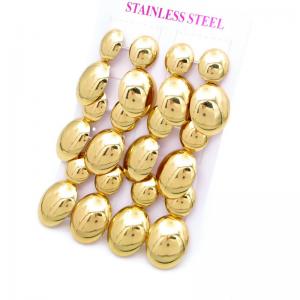 SS Gold-Plating Earring - KE120759-HF