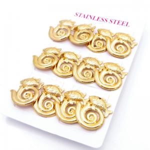 SS Gold-Plating Earring - KE120761-HF