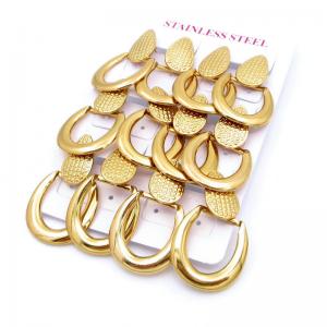 SS Gold-Plating Earring - KE120767-HF