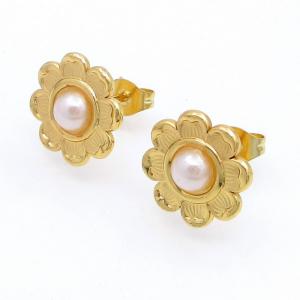 SS Gold-Plating Earring - KE120769-HF