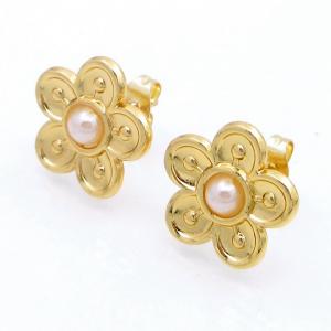 SS Gold-Plating Earring - KE120773-HF