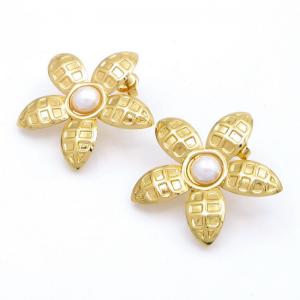 SS Gold-Plating Earring - KE120775-HF