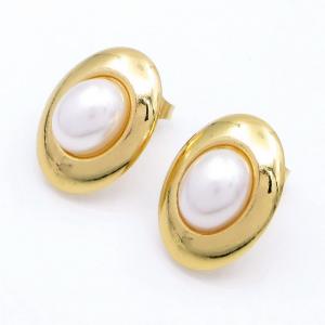 SS Gold-Plating Earring - KE120776-HF