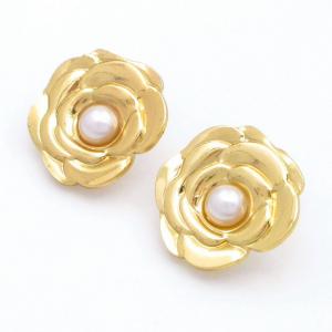 SS Gold-Plating Earring - KE120780-HF