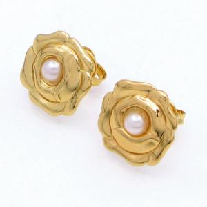 SS Gold-Plating Earring - KE120783-HF