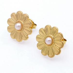 SS Gold-Plating Earring - KE120784-HF