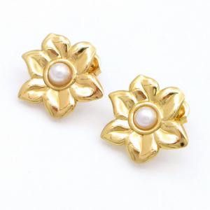 SS Gold-Plating Earring - KE120786-HF