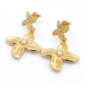 SS Gold-Plating Earring - KE120793-HF