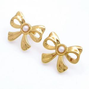 SS Gold-Plating Earring - KE120799-HF