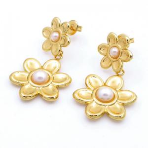 SS Gold-Plating Earring - KE120801-HF