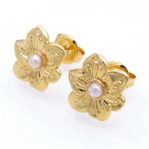 SS Gold-Plating Earring - KE120802-HF
