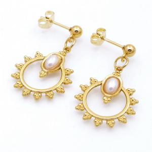 SS Gold-Plating Earring - KE120808-HF