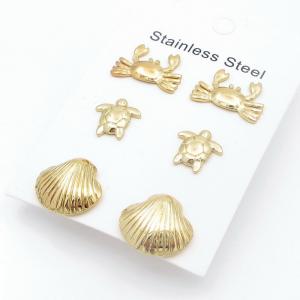 SS Gold-Plating Earring - KE120856-SP