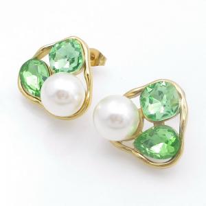 SS Gold-Plating Earring - KE120877-SP