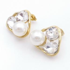 SS Gold-Plating Earring - KE120880-SP