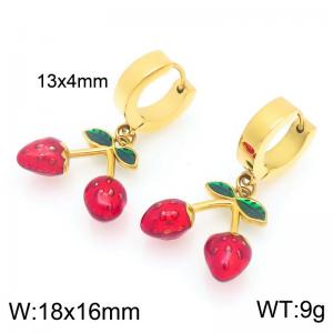 SS Gold-Plating Earring - KE120902-Z