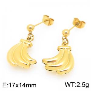 SS Gold-Plating Earring - KE120908-Z