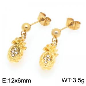 SS Gold-Plating Earring - KE120913-Z