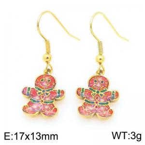 SS Gold-Plating Earring - KE120968-Z