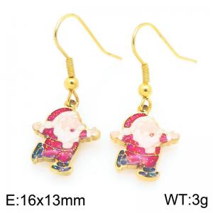 SS Gold-Plating Earring - KE120972-Z